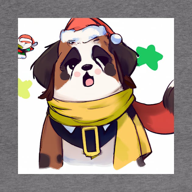 Cute St. Bernard Drawing by Play Zoo